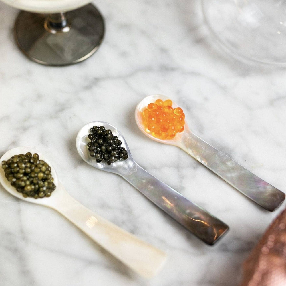 The Caviar Co. - Black Mother of Pearl Spoon