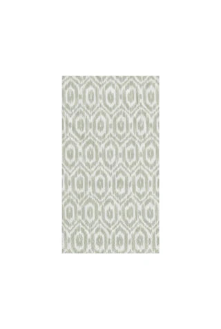 Caspari Amala Ikat Grey Guest Towel Napkins, Set of 15