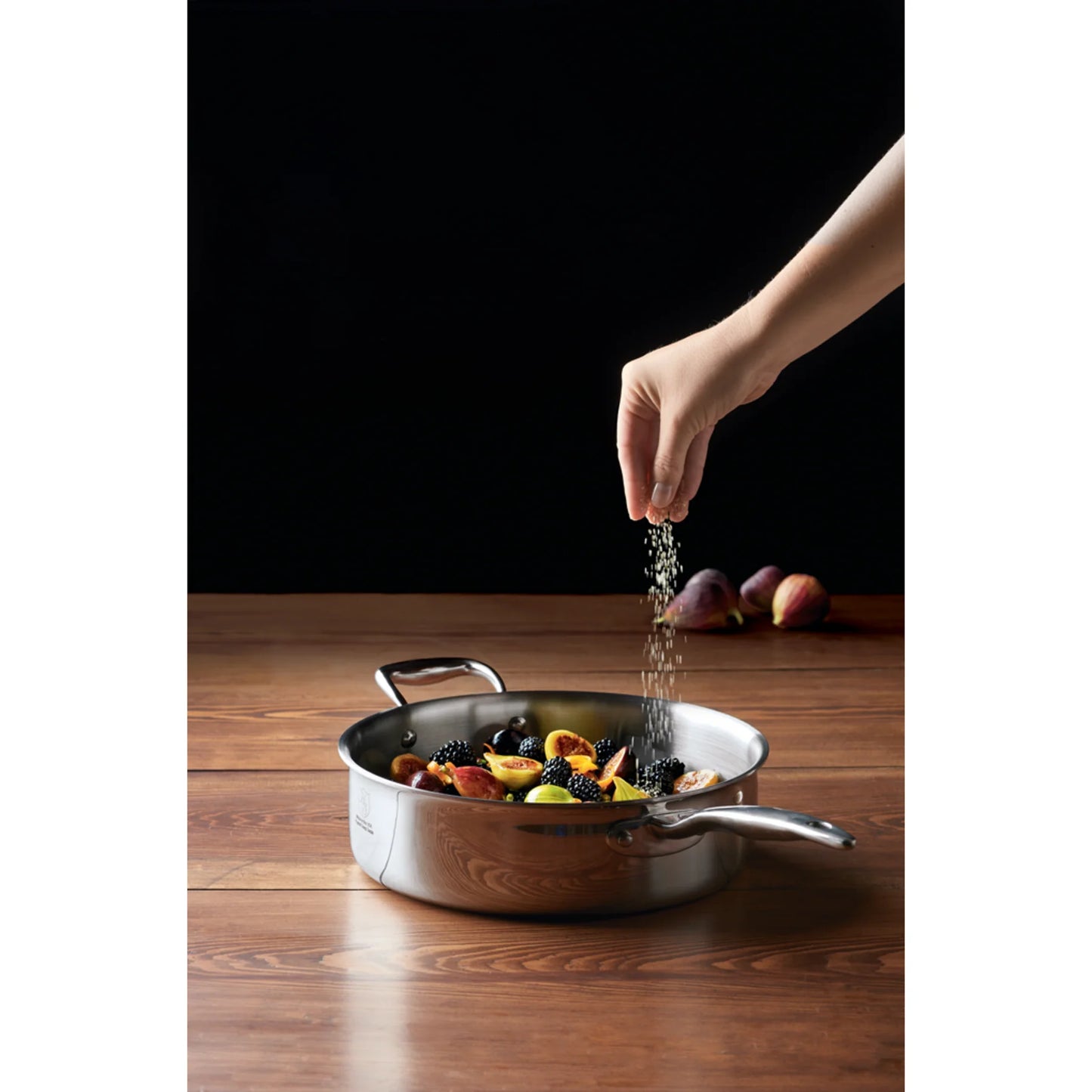 Heritage Steel Sauté with Lid, 4 Qt