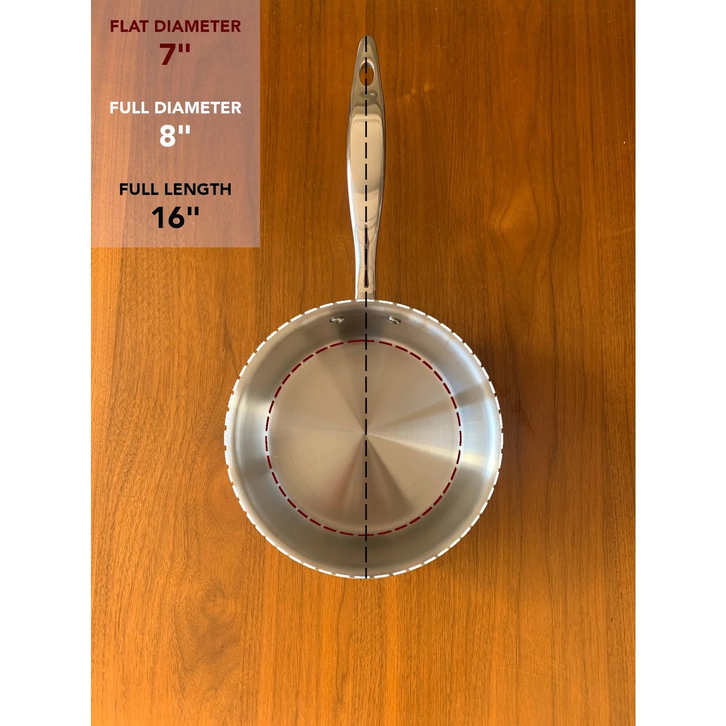 Heritage Steel Sauté with Lid, 1.5 qt