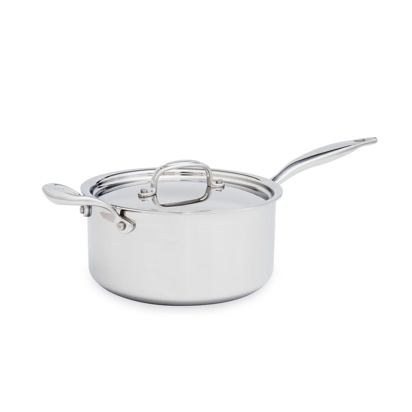 Heritage Steel Saucepan with Lid - 4 Qt