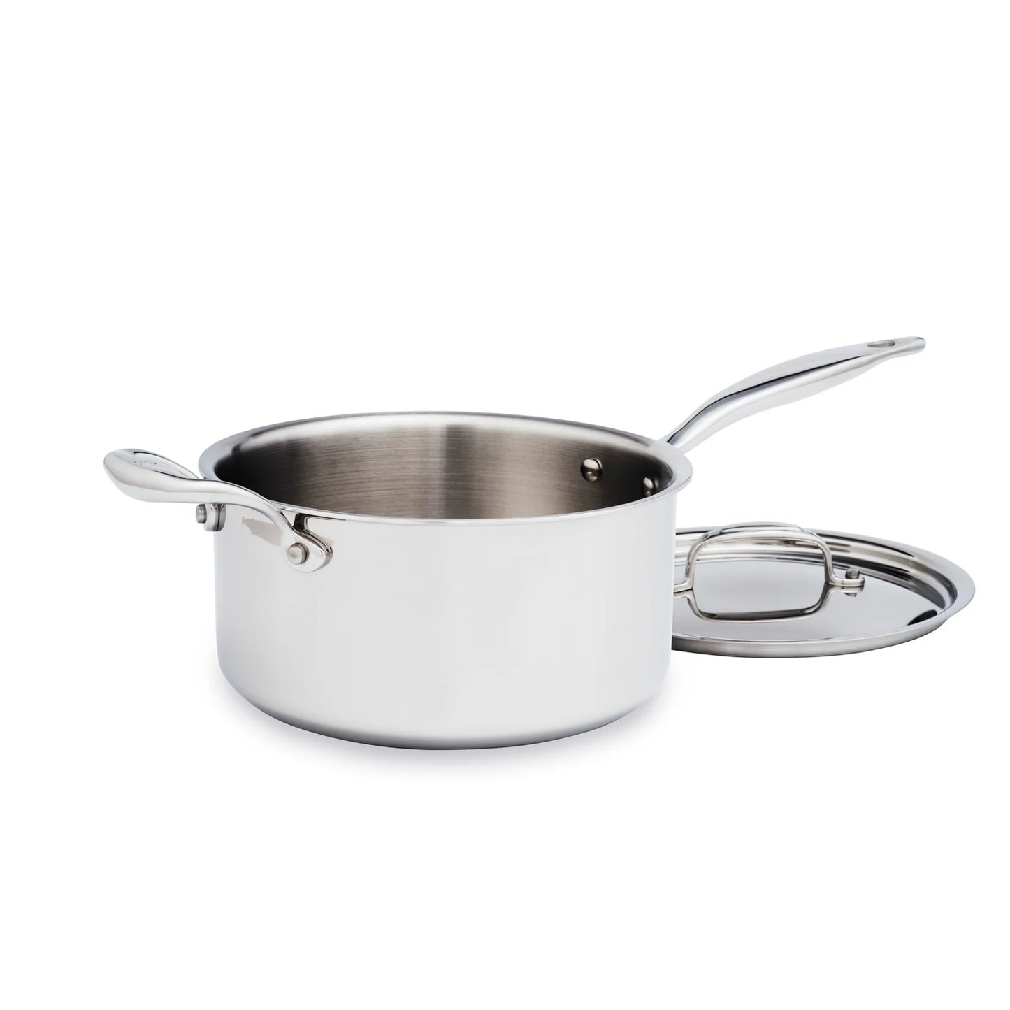 Heritage Steel Saucepan with Lid - 4 Qt