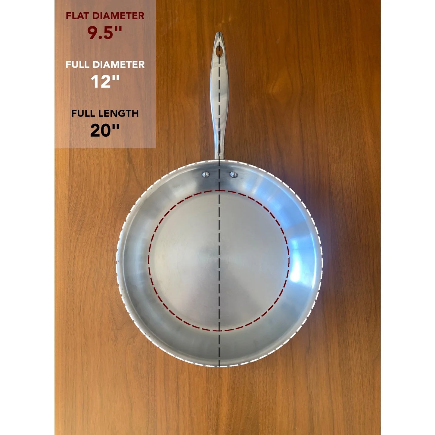 Heritage Steel Fry Pan with Lid, 12"