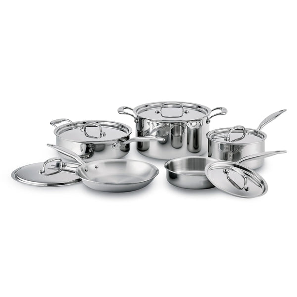 Heritage Steel Titanium Series 10 Piece Cookware Set
