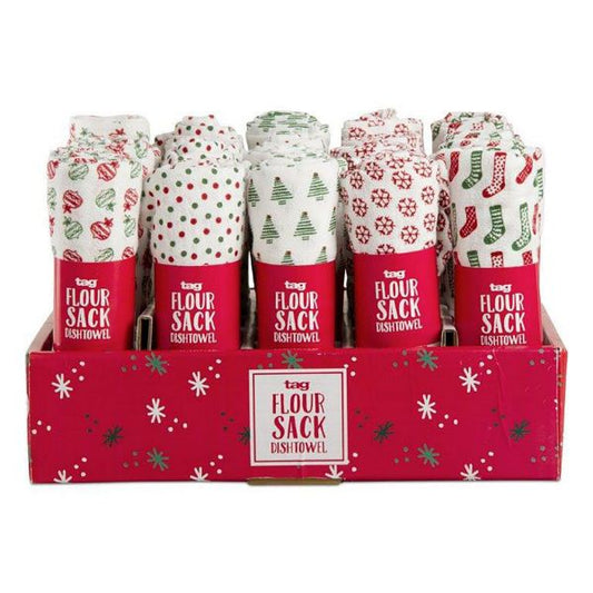 Holiday Floursack Dishtowel
