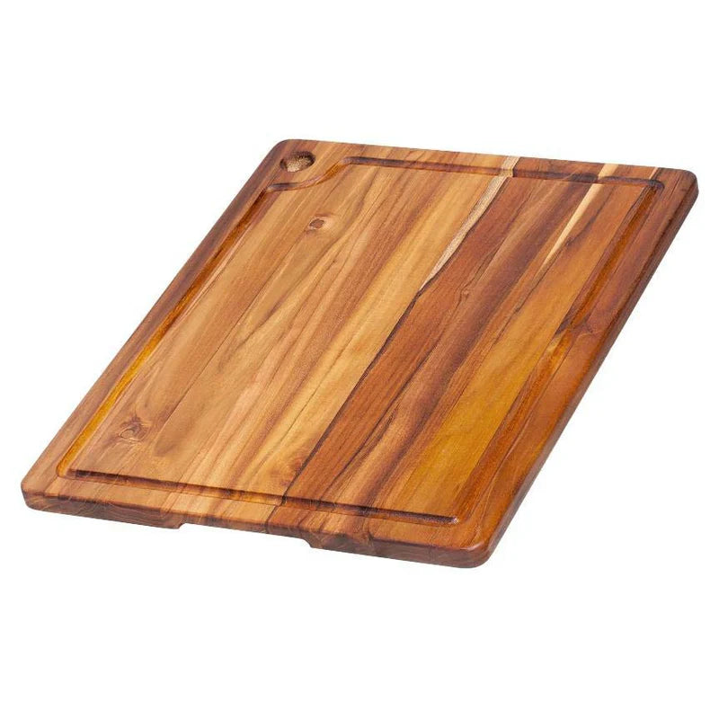 Teakhaus Marine Rectangle Cutting Board w/Juice Canal, Large
