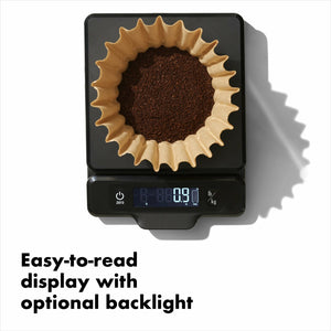 OXO Food Scale with Pull Out Display, Black - 5 Lbs