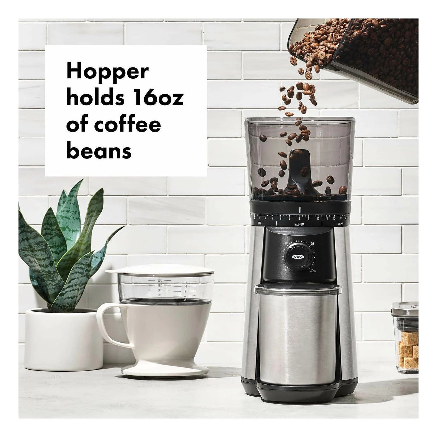 OXO Brew Time Based Conical Burr Coffee Grinder
