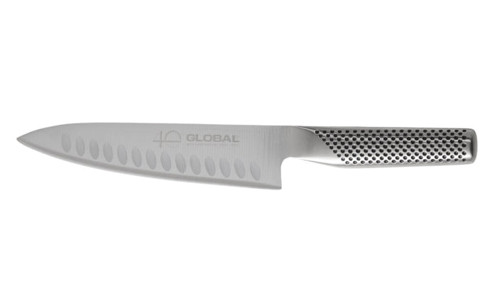 Global 40th Anniversary 7" Chef Knife, Fluted