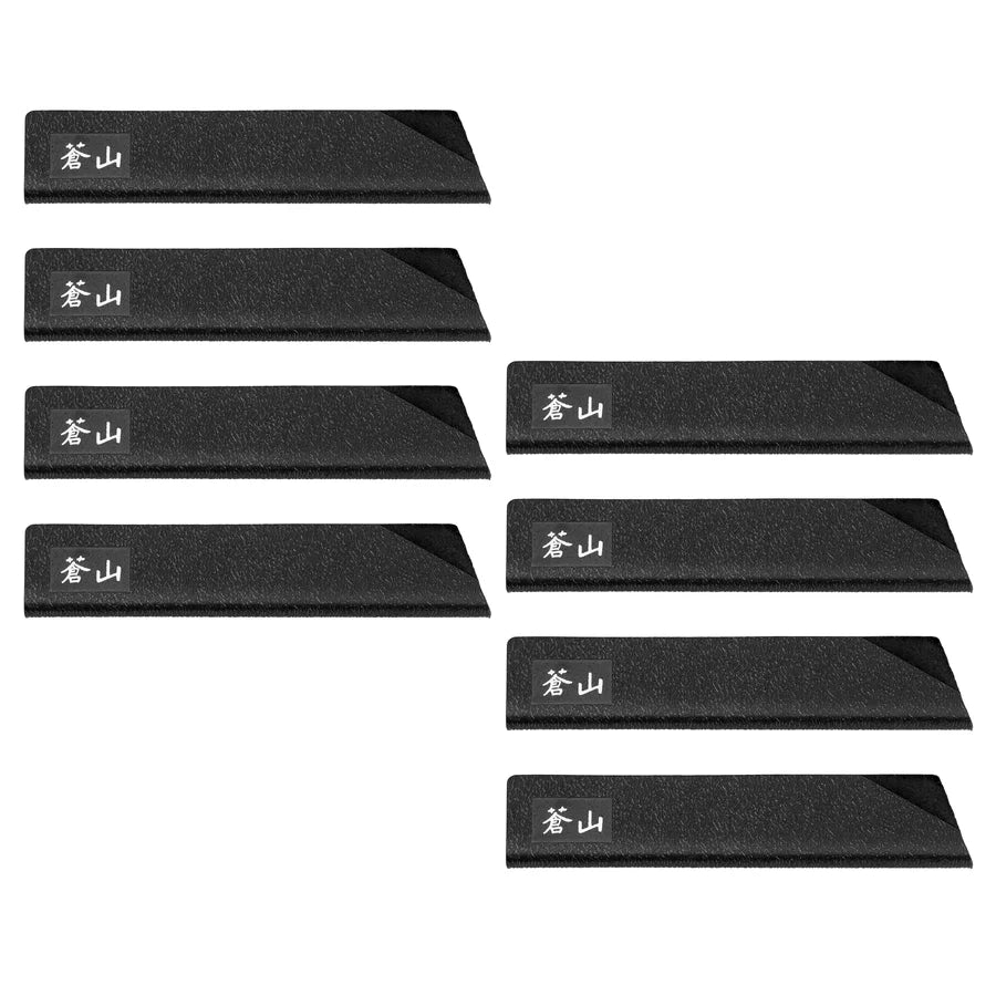 Cangshan 8-Piece Steak Knife Guard Set, Black