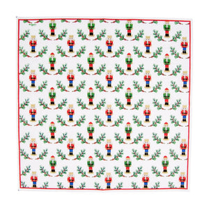 Caspari Little Nutcracker Cocktail Napkins, Set of 20