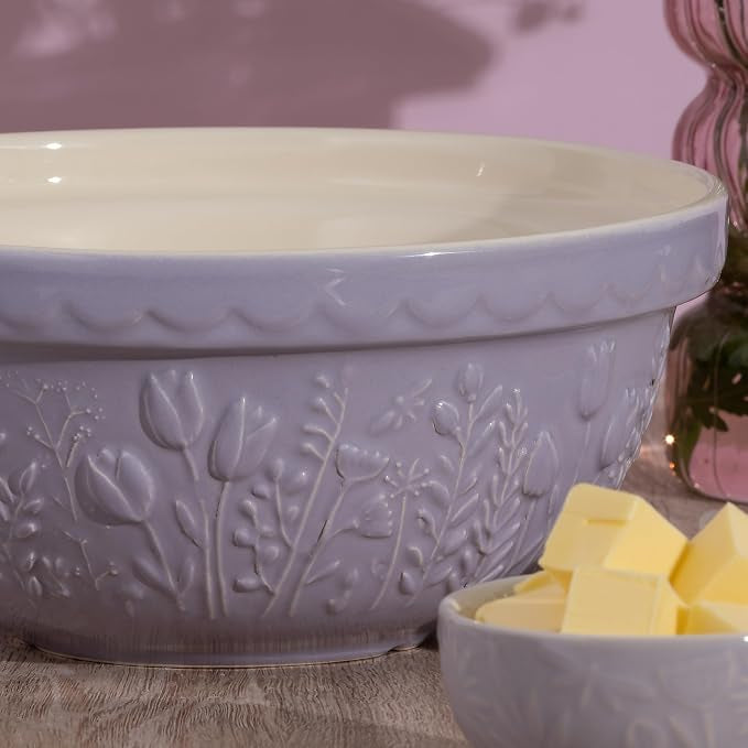 Mason Cash In The Meadow S24 Tulip Mixing Bowl, 9.5”
