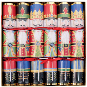 Caspari Nutcrackers Celebration Crackers, Set of 6