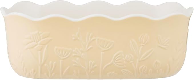 Mason Cash In The Meadow Yellow Loaf Pan, 1 Quart