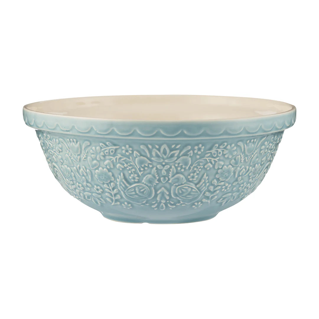Mason Cash Home To Roost S18 Blue Mixing Bowl, 11”