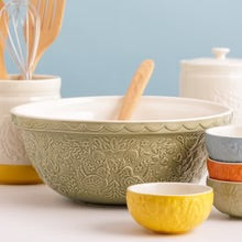 Mason Cash Home To Roost S12 Green Mixing Bowl, 11.5”