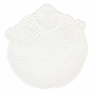 Vietri Pietra Natale Figural Santa Platter