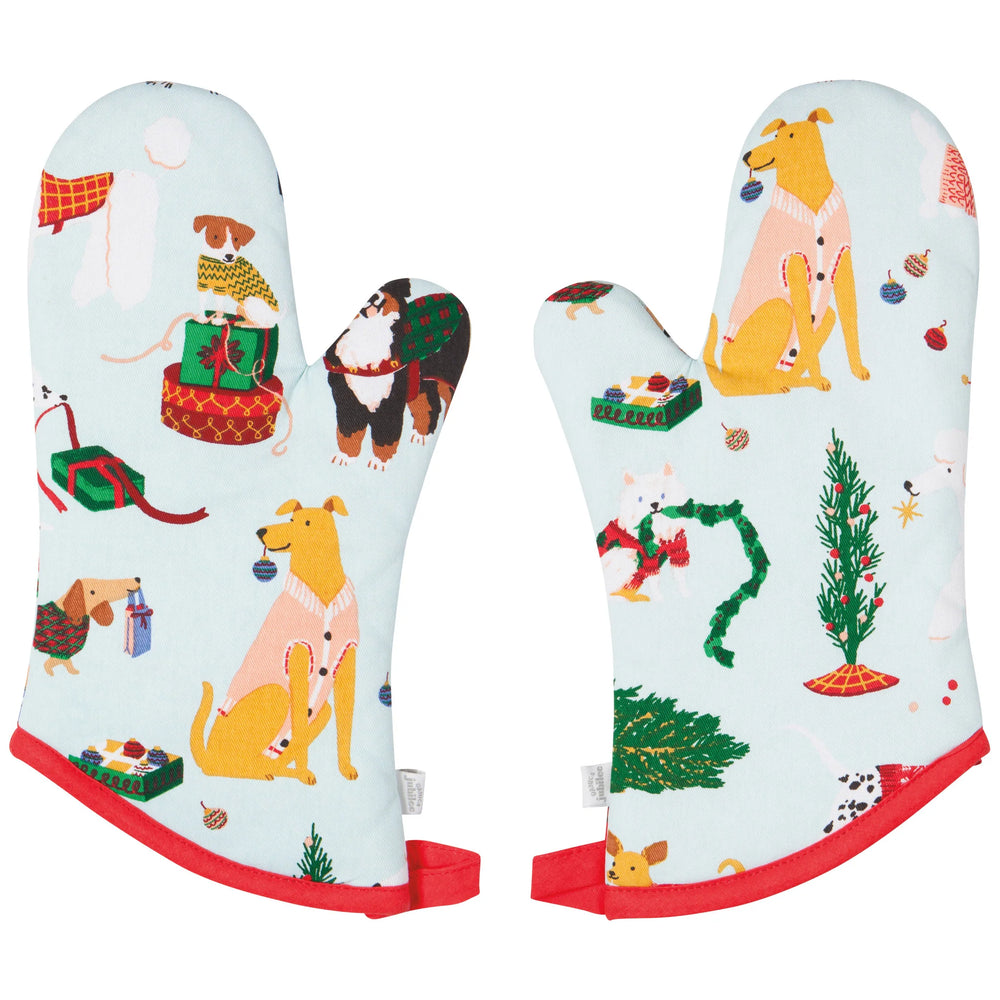 Holiday Hounds Mitts, Set of 2
