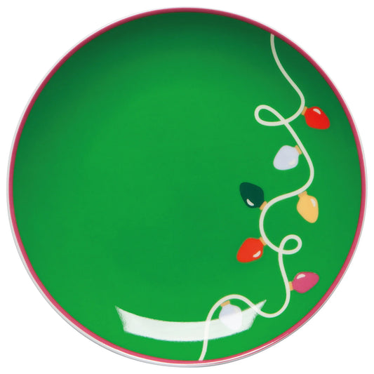 Holiday Glow Appetizer Plates