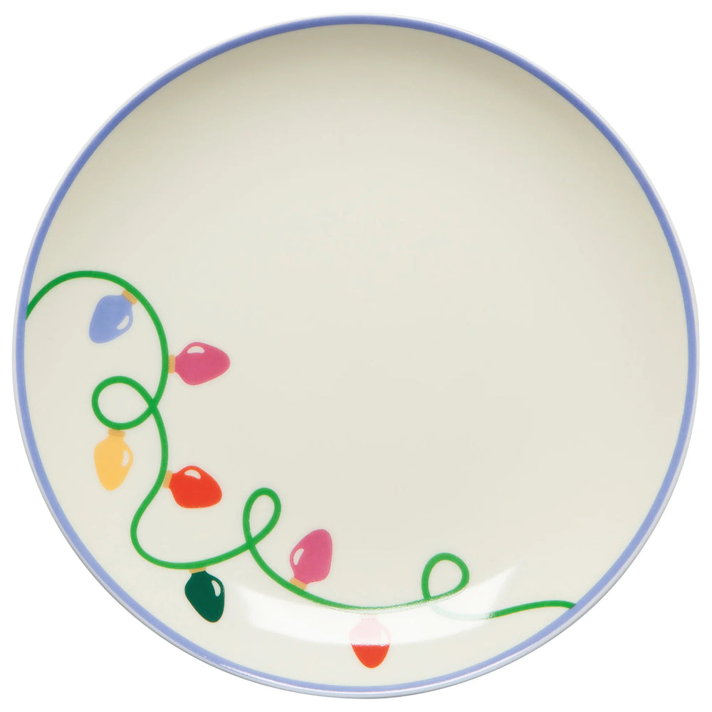 Holiday Glow Appetizer Plates