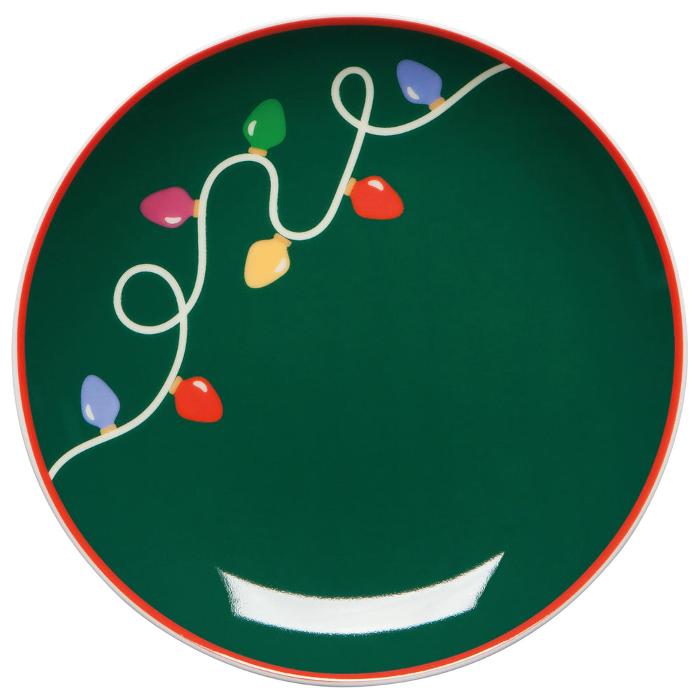 Holiday Glow Appetizer Plates