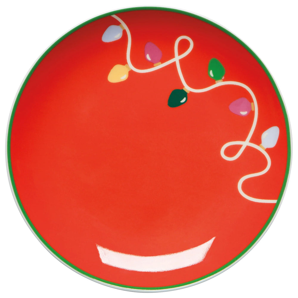 Holiday Glow Appetizer Plates
