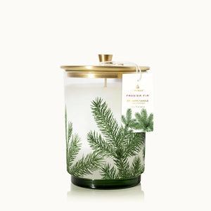 Thymes Frasier Fir Heritage Medium Pine Needle Luminary, 11oz