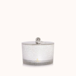Thymes Frasier Fir Flocked 3-Wick Poured Candle, 18oz