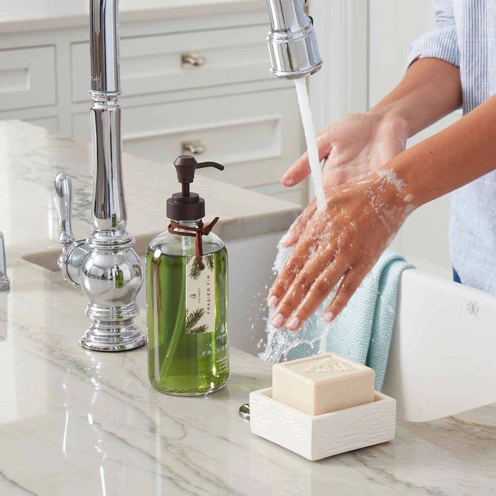 Thymes Frasier Fir Glass Hand Wash, Large