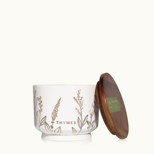 Thymes Outdoor Oasis Citronella Grove Medium Candle, 10 oz