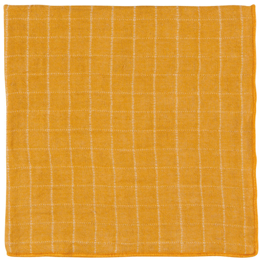 Double Weave Ochre Napkin, Set of 4