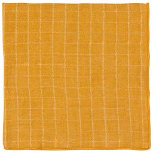 Double Weave Ochre Napkin, Set of 4