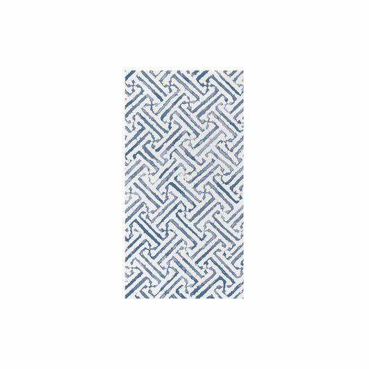 Vietri Papersoft Napkins Greek Key Blue Guest Towels, Pack Of 20