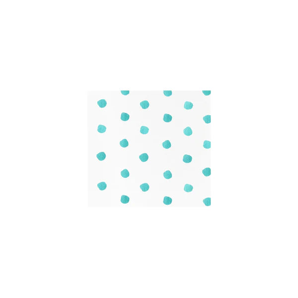 Vietri Papersoft Napkins Dot Cocktail Napkins, Pack Of 20
