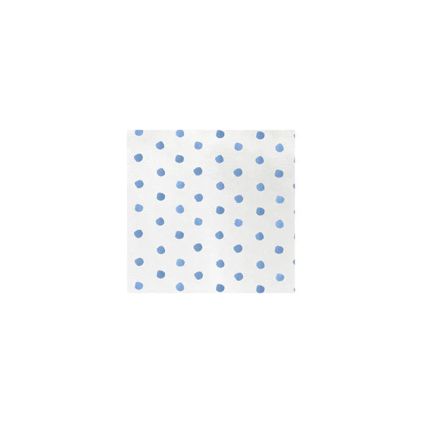 Vietri Papersoft Napkins Dot Cocktail Napkins, Pack Of 20