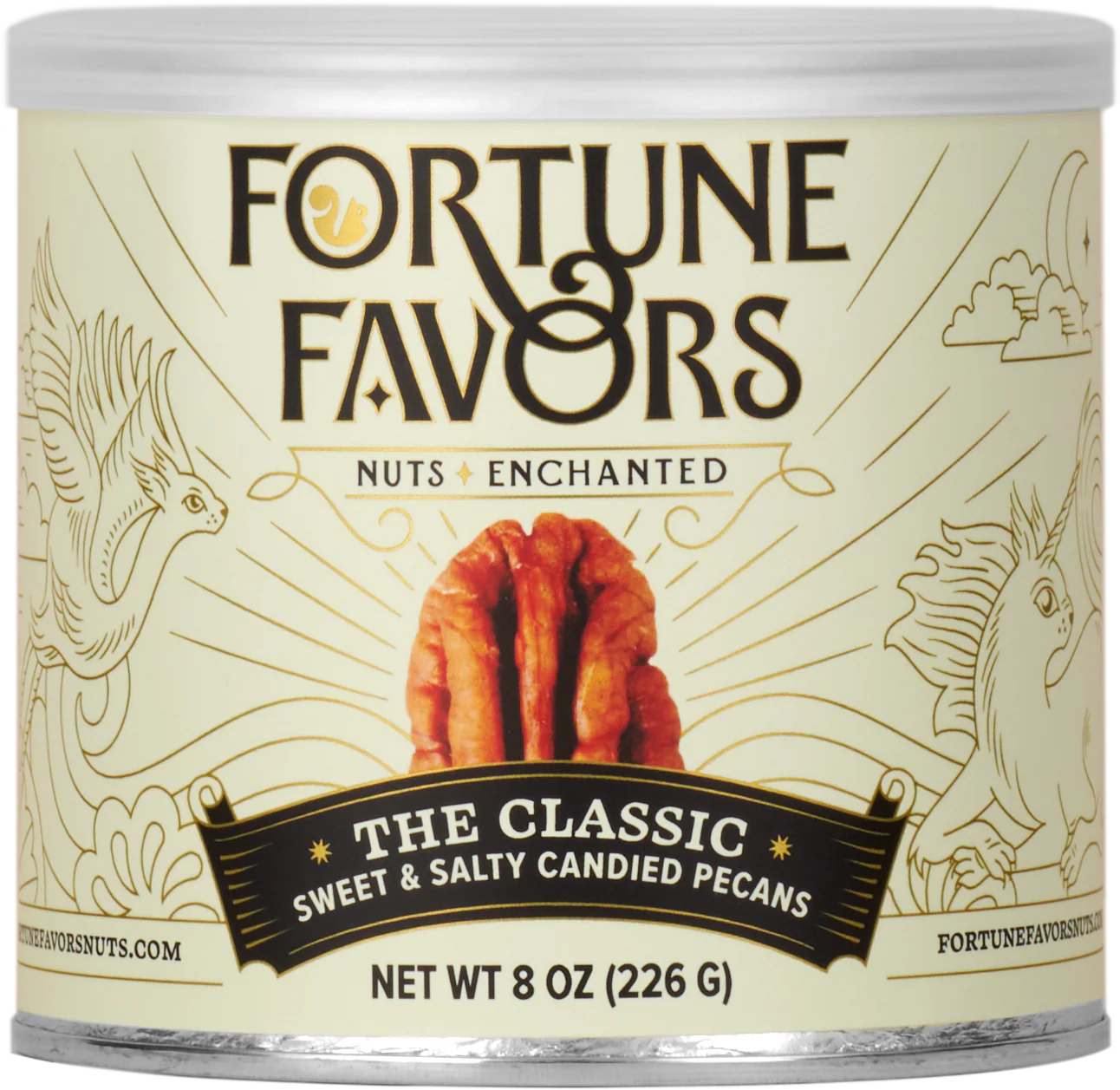 Fortune Favors The Classic Candied Pecans, 8 oz