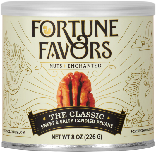 Fortune Favors The Classic Candied Pecans, 8 oz