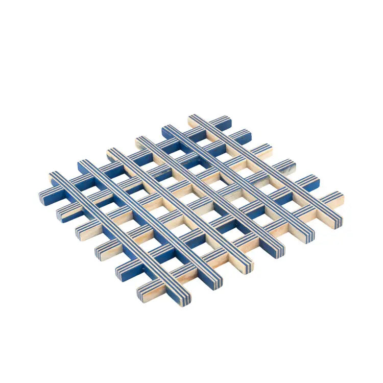 Island Bamboo Pakka Trivet - Blue
