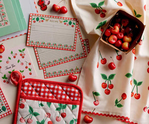 Cherries Tea Towel