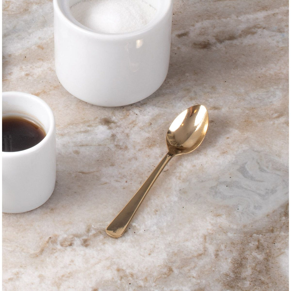 Fino Demi Spoon, Gold Plated, 4.5”