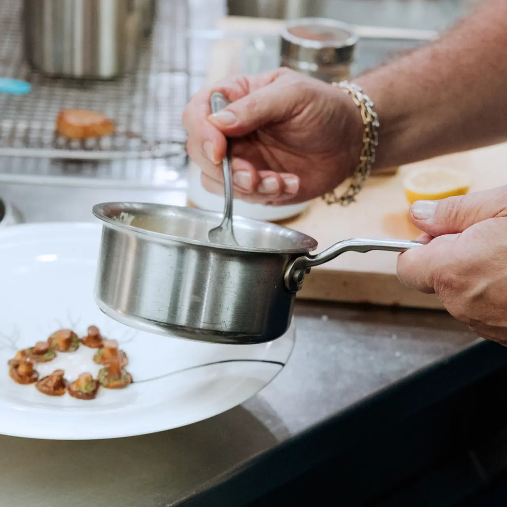 Made In Stainless Clad Butter Warmer Pan, 3/4qt