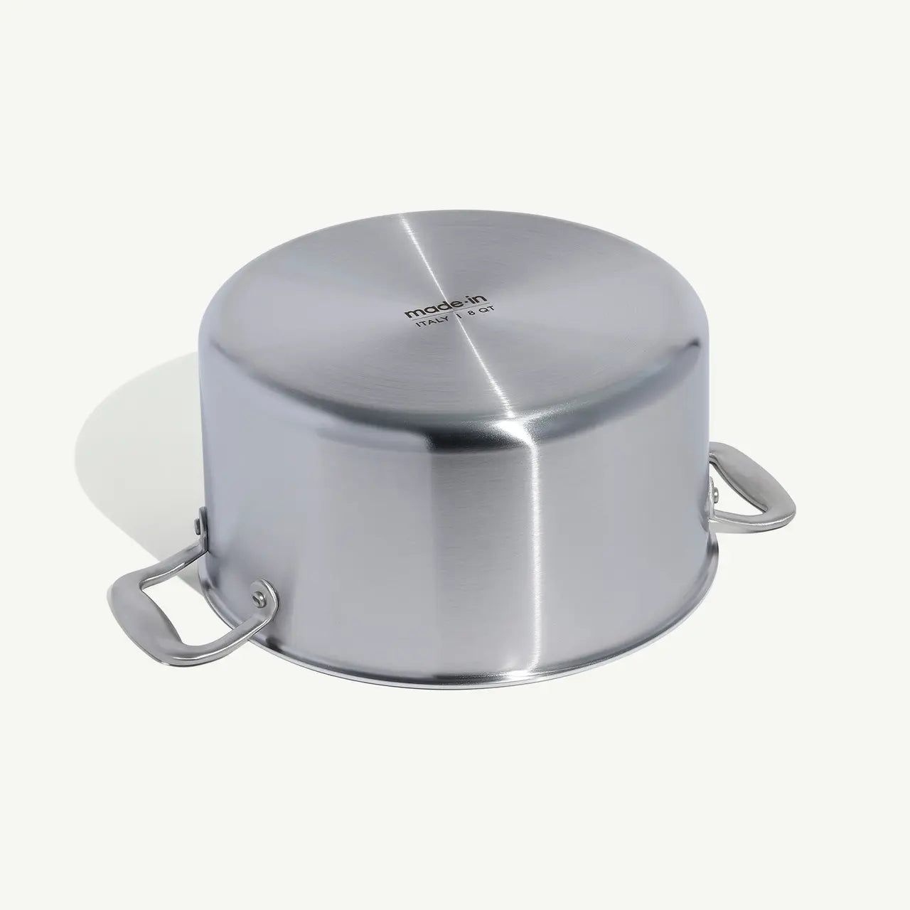 Made In Stainless Clad Stock Pot with Lid, 8qt