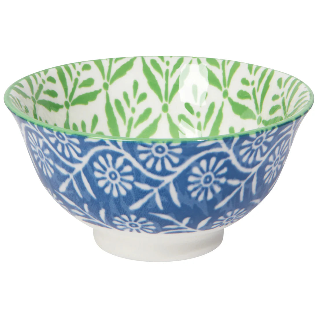 Green Leaf Stamped Bowl,  3.5”
