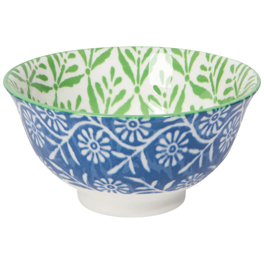 Green Leaf Stamped Bowl,  3.5”