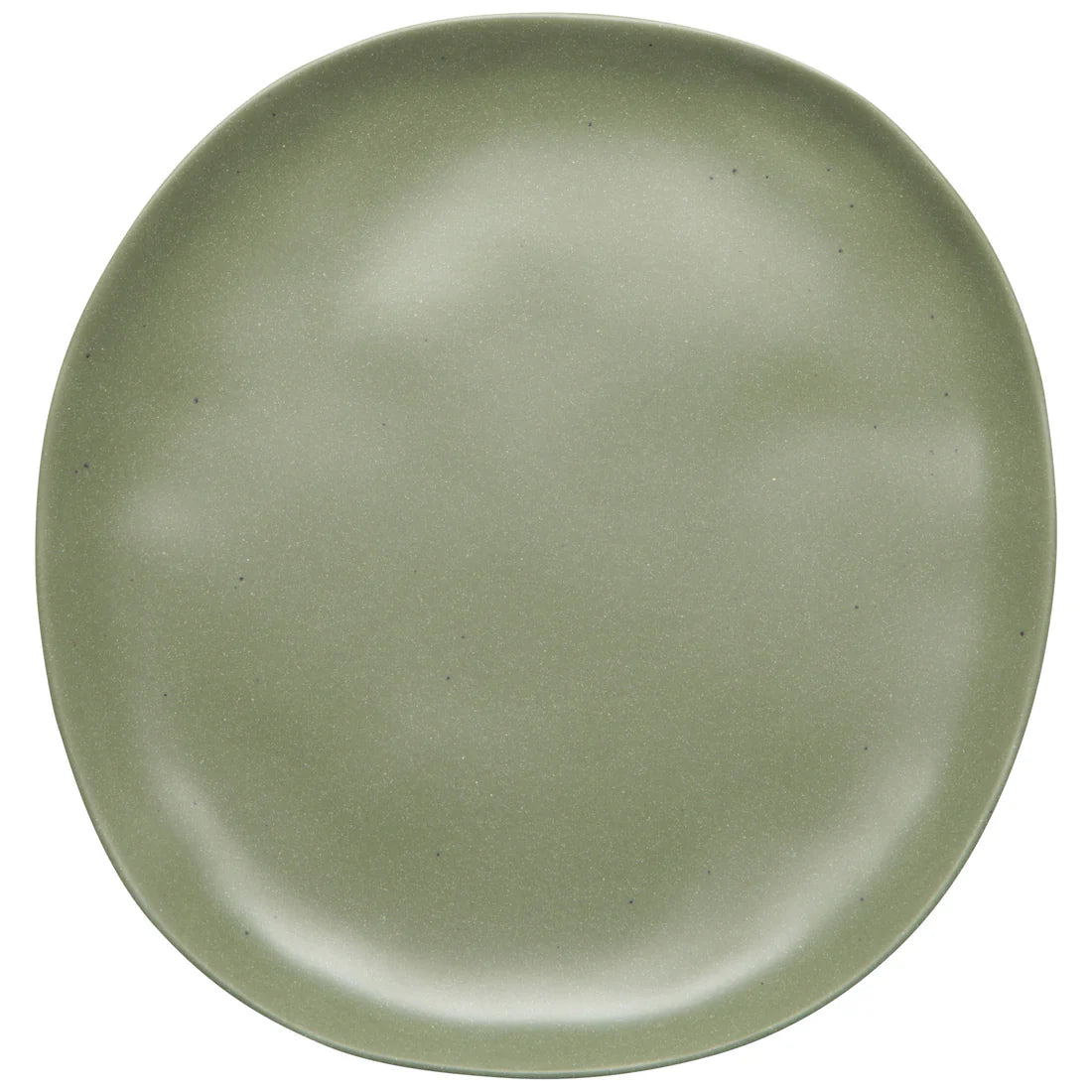Fresco Melamine Dinner Plate, Moss