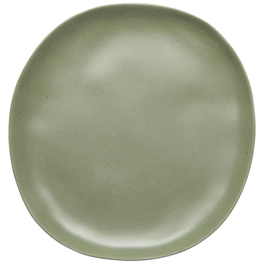 Fresco Melamine Dinner Plate, Moss