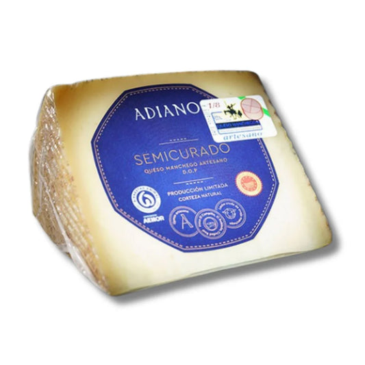 Adiano Queso Manchego Semicured, 7oz Wedge