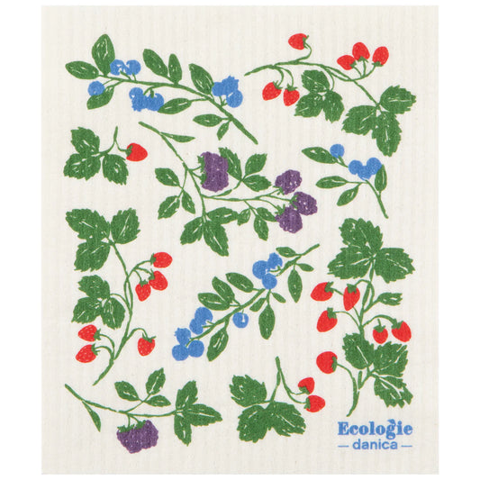 Berry Bramble Swedish Dishcloth