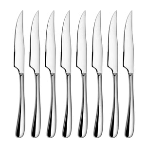 Cangshan Rain II Series Forged Steak Knife Set in Bamboo Box, Set of 8