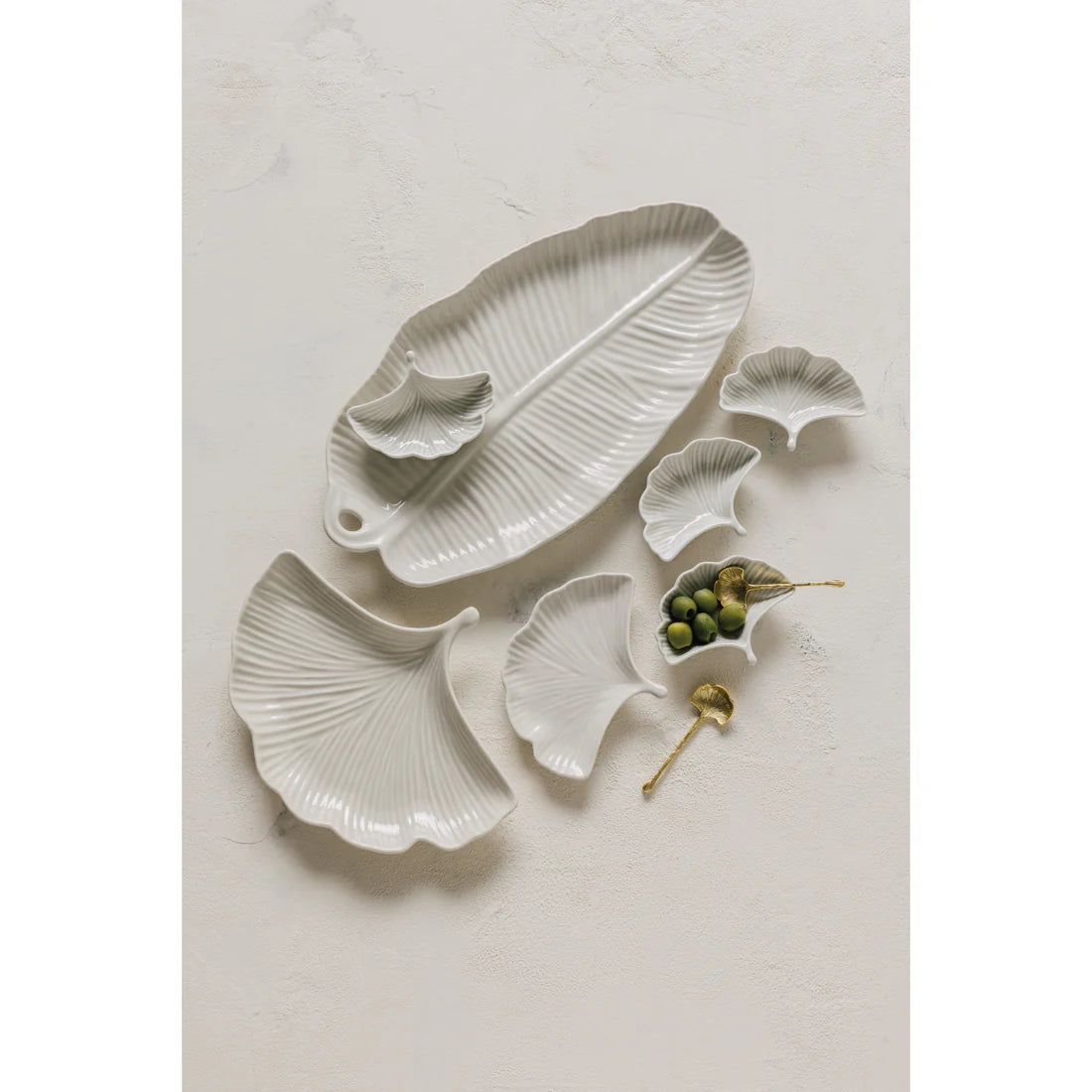 Ginkgo Spoons, Set of 4